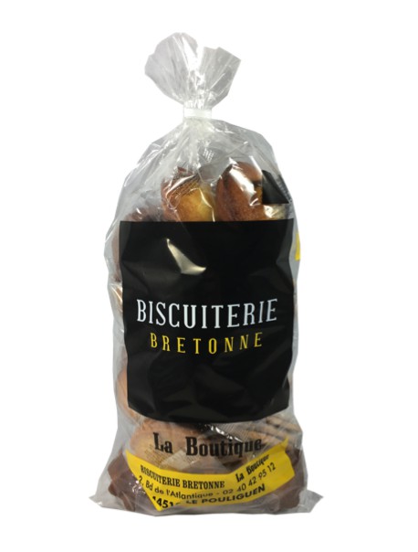 Assortiment Palmiers "Kerys", quatre-quarts  "Legoff", marques  sélectionnées par la Biscuiterie Bretonne la Boutique