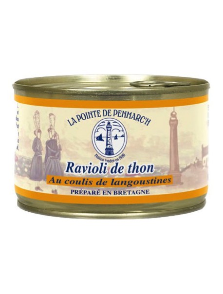 Ravioli de thon au coulis de langoustines  – La Pointe de Penmarc’h