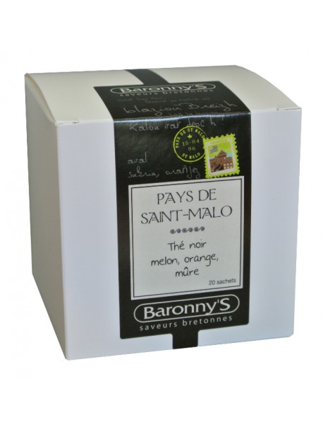 Thé « Pays de Saint Malo » Baronny’s – Saveurs Bretonnes (sachets)