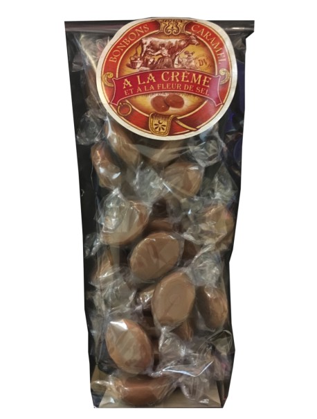 Bonbons caramel à la crème et à fleur de sel, Biscuiterie Bretonne la Boutique