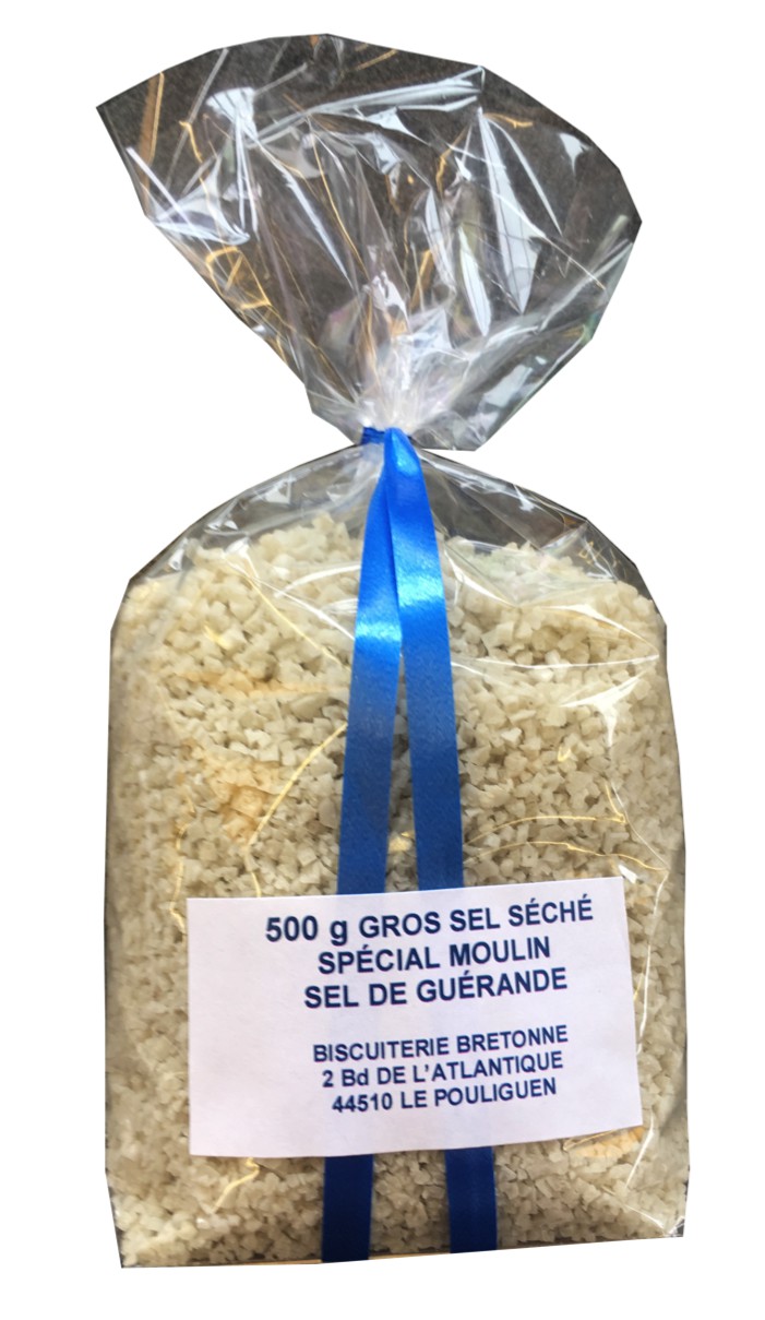 Gros sel de Guérande séché spécial moulin – Biscuiterie Bretonne la Boutique