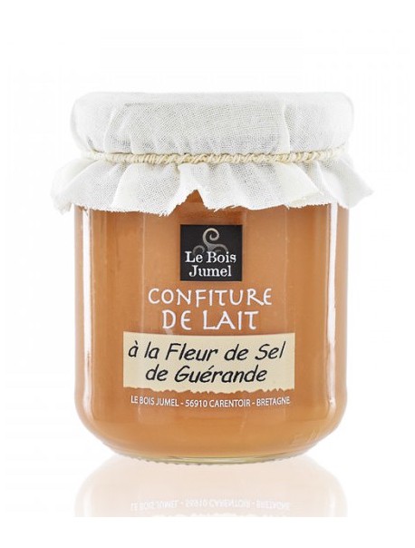 Confiture de lait à la fleur de sel de Guérande – Marque « Bois Jumel »