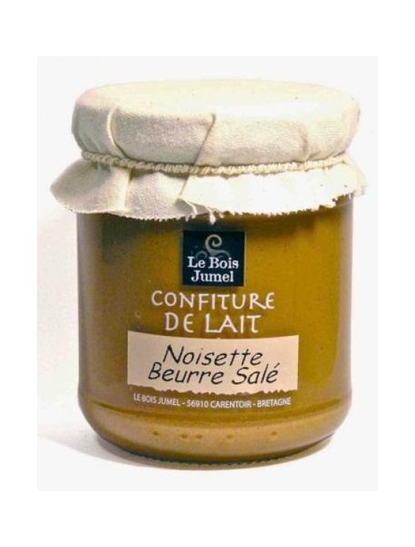 Confiture de lait noisette beurre salé – Marque « Bois Jumel »
