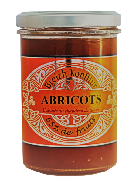 Confiture d’abricots (allégée en sucre), marque « Breizh Konfitur»