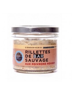 Rillettes de bar sauvage aux poivrons rouges, marque « Algoplus »