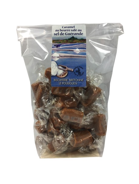 Bonbons caramel au beurre salé - 250 g– marque « Biscuiterie Bretonne »